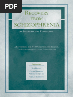 Recovery From Schizophrenia An International Perspective A Report From The WHO Collaborative PDF