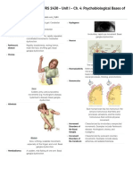 UVU - NURS 2430 - Unit I - Ch. 4: Psychobiological Bases of Behavior