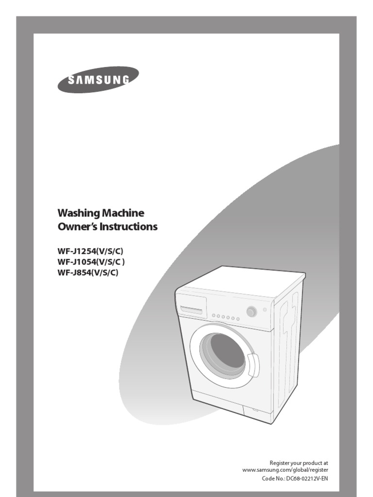 Washing Machine PDF Washing Machine Ac Power Plugs And Sockets