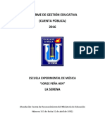 Informe de Gestión Educativa