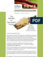 The benefits of fermented foods - Article March 2015