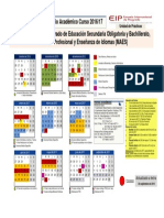 Calendario MAES 2016-2017