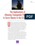 Rand Corporation Report On Transgender Personnel in Military PDF