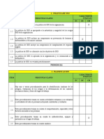 Lista de Verificacion - Norma Ohsas 18001