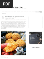 8 receitas para um café da manhã sem pressa e com sabor – O Caderno de Receitas