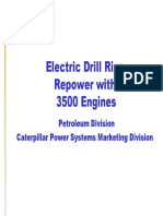 Electric Drill Rigs Repower With 3500 Engines: Petroleum Division Caterpillar Power Systems Marketing Division