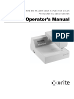 X-Rite810 Manual