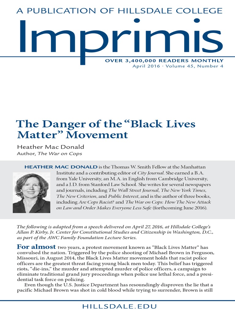 Black Lives Matter PDF | PDF | Black Lives Matter | Ferguson Unrest