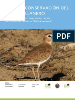 Plan de Conservación Del Chorlo Llanero 