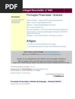 Cursos Portugal Newsletter Nº 069 e Emprego