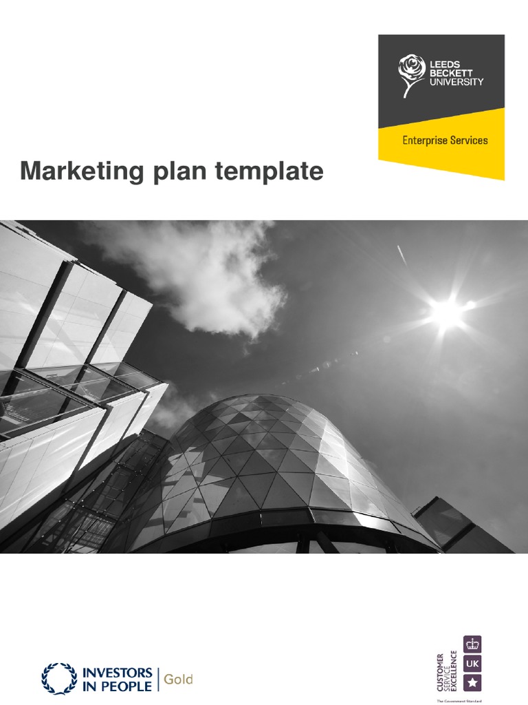 Marketing Plan Template | PDF | Marketing Strategy | Strategic Management