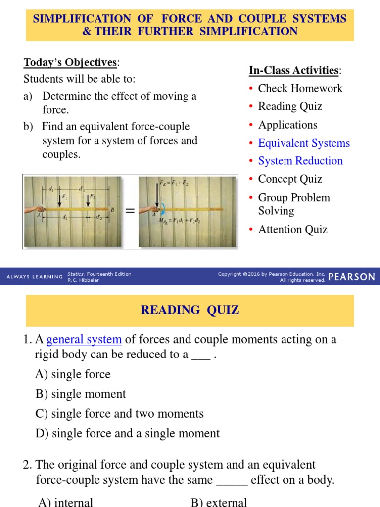 Today's Objectives: In-Class Activities | PDF | Force | Classical Mechanics