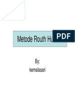 Metode Routh Hurwitz PDF
