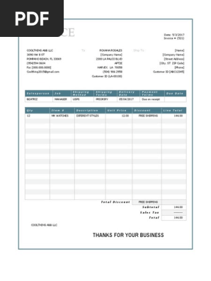 Sales Invoice