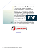 Como Crear Una Mente Ray Kurzweil Descargar Libro Gratis Unlimited PDF