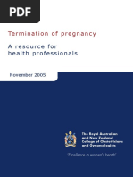 WOMENS Termination of Pregnancy