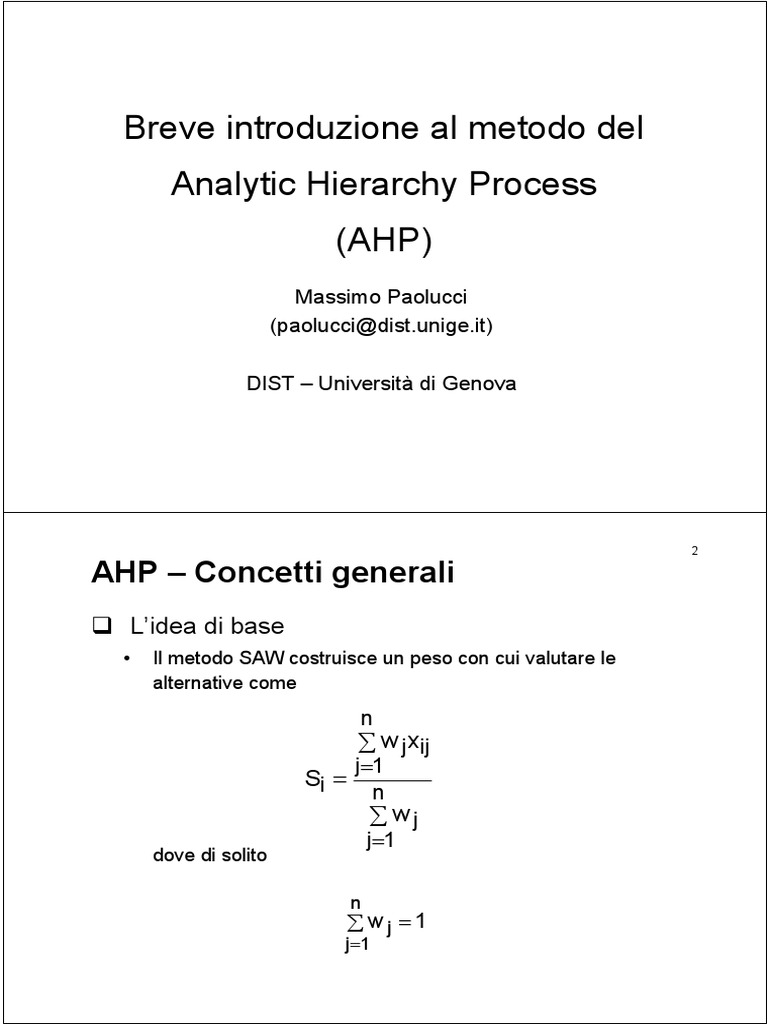 Ahp PDF | PDF