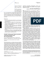 Case Report - Totally Endoscopic Robot-Assisted Transmyocardial Laser Revascularization (Short Communication)