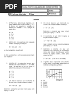 Atividade 1º Ano - Fisica 1ª Unidade