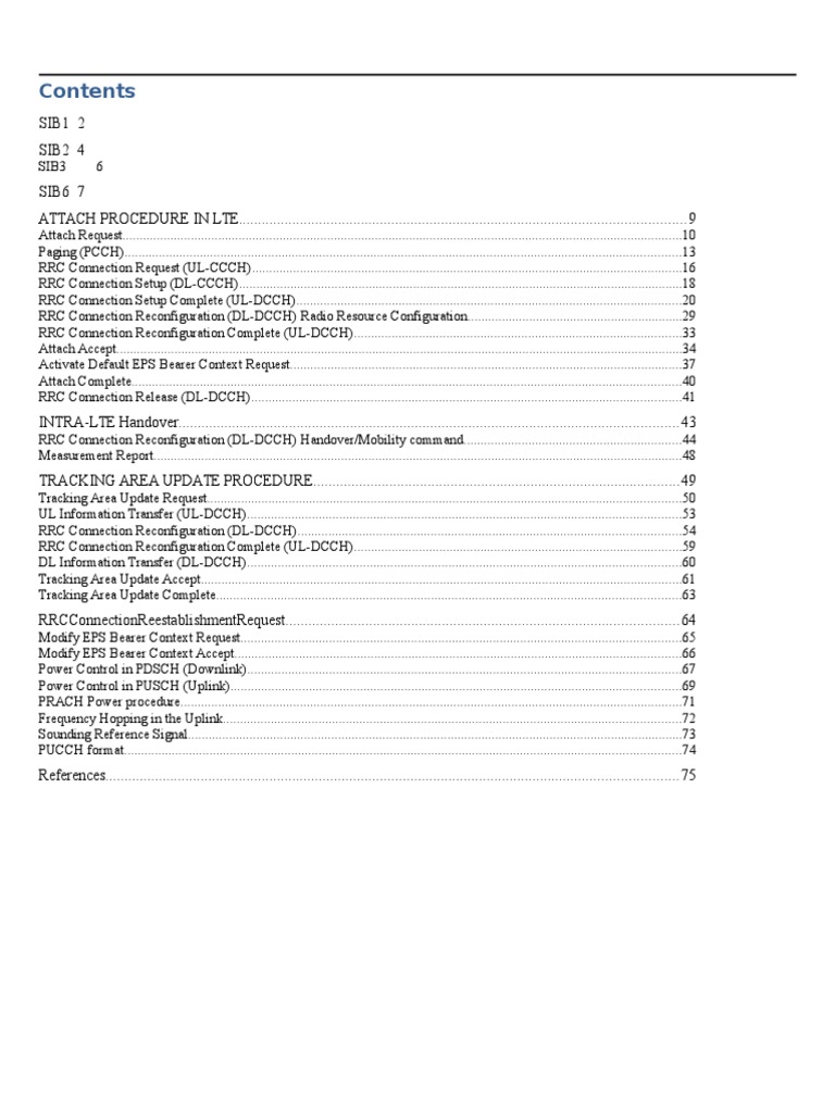 Lte Sib And Layer3 Messages In Detail Pdf General Packet Radio