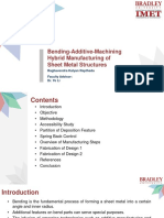 Bending-Additive-Machining Hybrid Manufacturing of Sheet Metal Structures