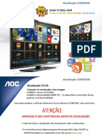 Atualização LE39D3540 guia passo-a-passo firmware TV