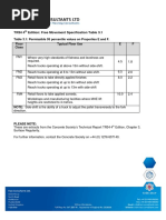 TR34 4th Edition Free Movement Specification Table 3.1