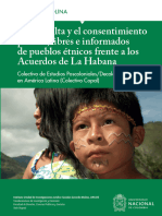 La consulta y el consentimiento previos, libres e informados de pueblos étnicos frente a los Acuerdos de La Habana