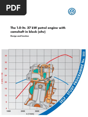 Ssp 3 The 1 0 Ltr 37 Kw Petrol Engine With Camshaft In Block Ohv Pdf Fuel Injection Technology Engineering
