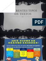 Diferentes Textos Literios y No Literarios