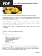 10 Receitas de Bolinho de Mandioquinha Assado Light