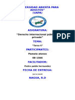 Tarea 6 - Derecho Publico y Privado