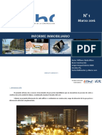 Informe Inmobiliario N°1 Marzo 2016