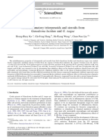 Antiin Ammatory Triterpenoids and Steroids From Ganoderma Lucidum and G. Tsugae