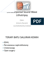 Extracorporeal Sound Wave Lithotripsy