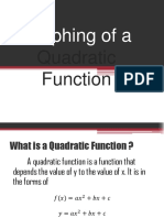 Graphing of A: Quadratic Function