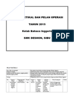 Pelan Taktikal BI 2015