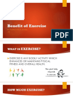 Benefit of Exercise: by Valerie, Liow Jia Jing (30) J1D