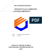 Simulasi Penggunaan Arduino Uno Pada Proteus: Laporan Sistem Kendali