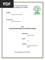 Declaración Universal de Los Derechos Humanos