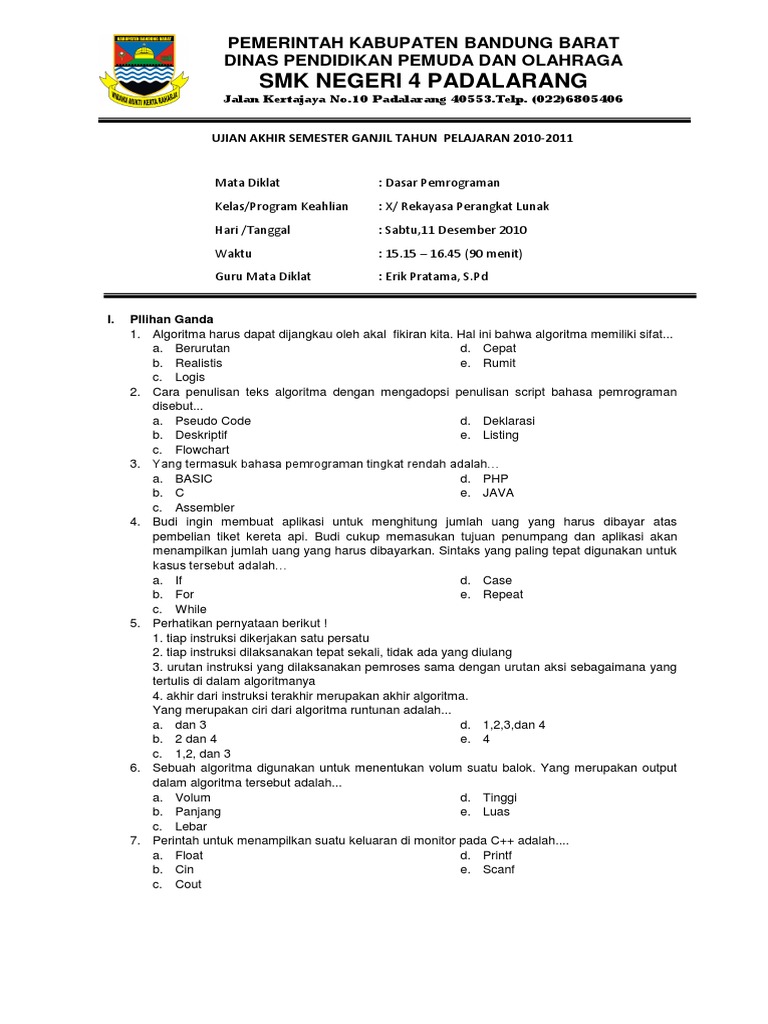 Soal Ppg Rpl Ilmusosial Id