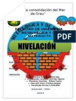 Nivelacion Levantamiento Longitudinal