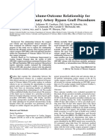 Exploring the Volume-Outcome Relationship for Off-Pump Coronary Artery Bypass Graft Procedures