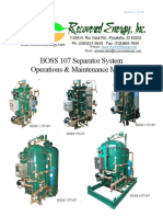 BOSS Separator System O&M Manual