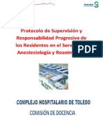 Informacion y Protocolo de Supervision. Anestesiologia 2011-12