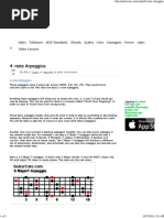 4-Note Arpeggios 