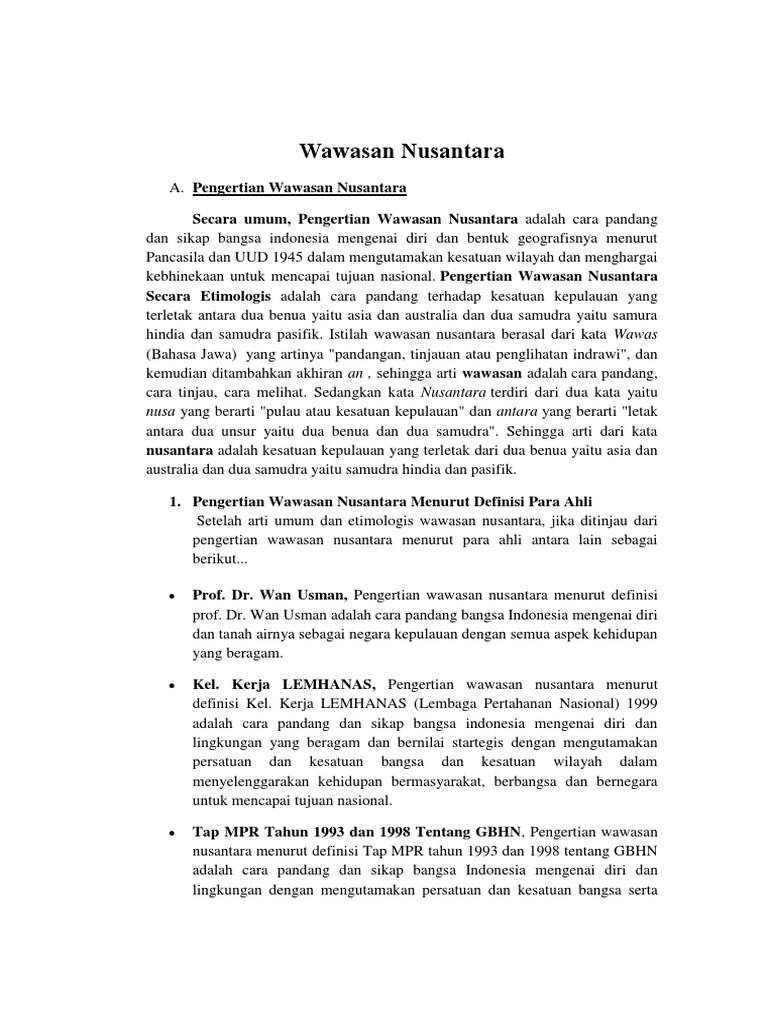 Wawasan Nusantara