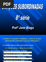 oraçoes subordinadas