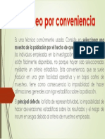 Estadistica Muestreo No Aleatorio Por Conveniencia