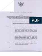 PMA Perubahan Ketiga Tentang Nilai Dan Kelas Jabatan Struktural Dan Fungsional PD Kemenag PDF